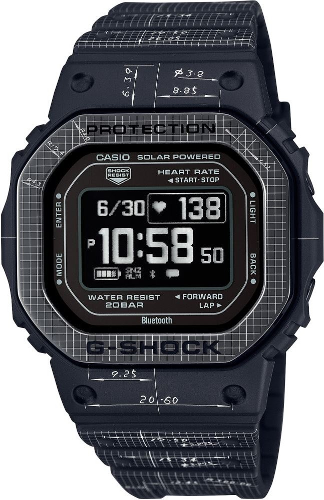 時計 G-SHOCK DW-H5600 G-SHOCK G-SQUAD DW-H5600EX-1DR Kol Saati