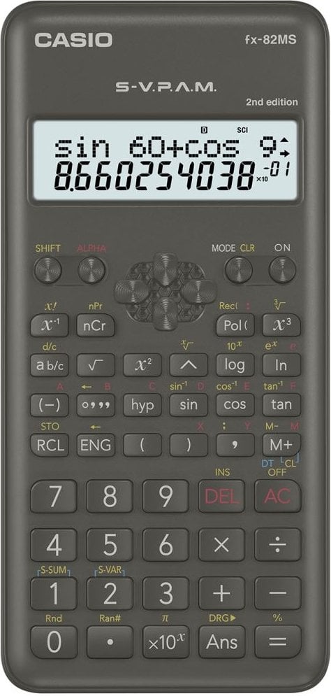 CASIO FX-82MS-2-W-DT-AR Bilimsel Hesap Makinesi