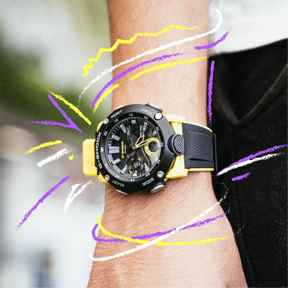 G-SHOCK CARBON GA-2000-1A9DR Kol Saati