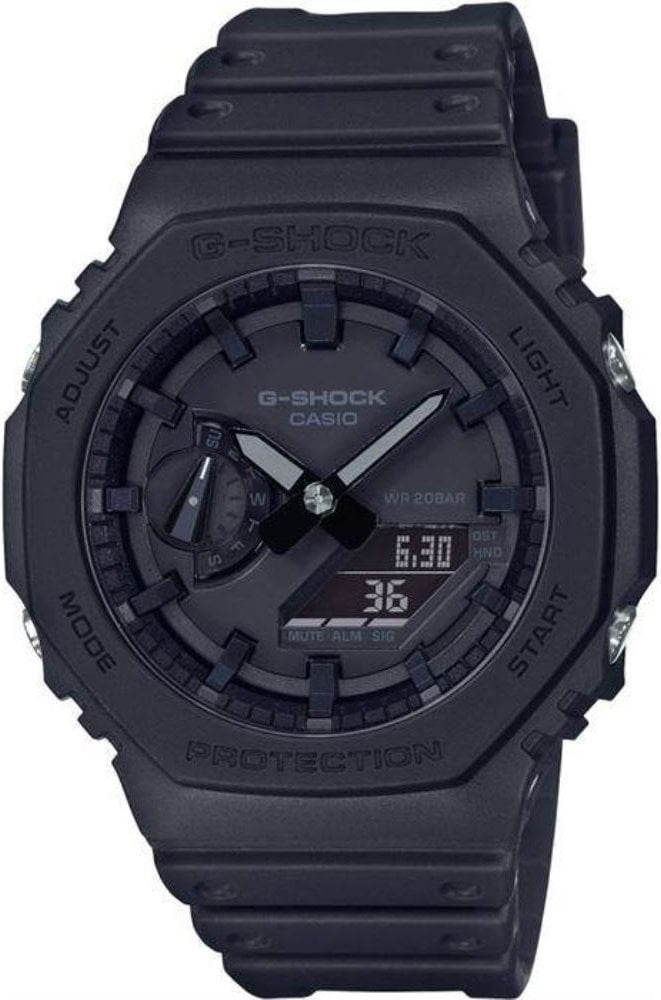 CASIO G-SHOCK GA-2100 ブラック G-SHOCK ICONIC GA-2100-1A1DR Kol Saati