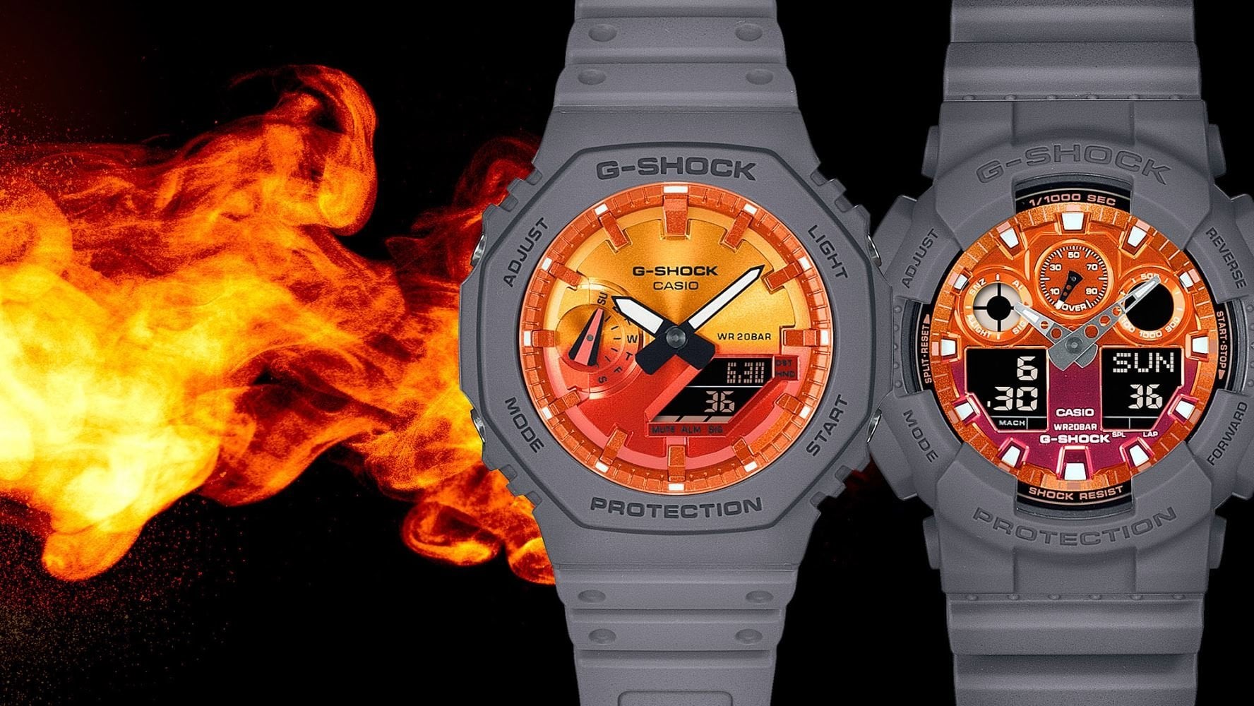 G-SHOCK ICONIC GA-2100FL-8ADR Kol Saati