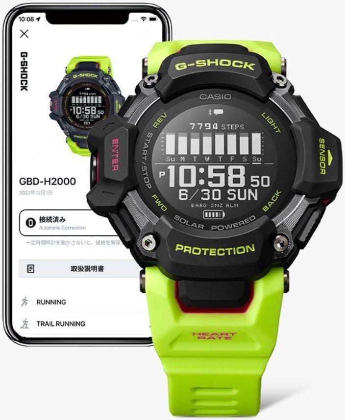 G-SHOCK G-SQUAD GBD-H2000-1A9DR Kol Saati