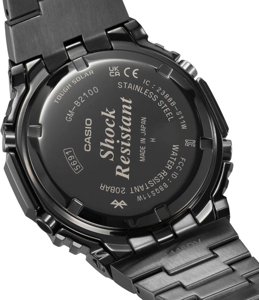 【美品】CASIO G-SHOCK GM-B2100BD 腕時計 本体　箱付き G-SHOCK FULL METAL GM-B2100BD-1ADR Kol Saati