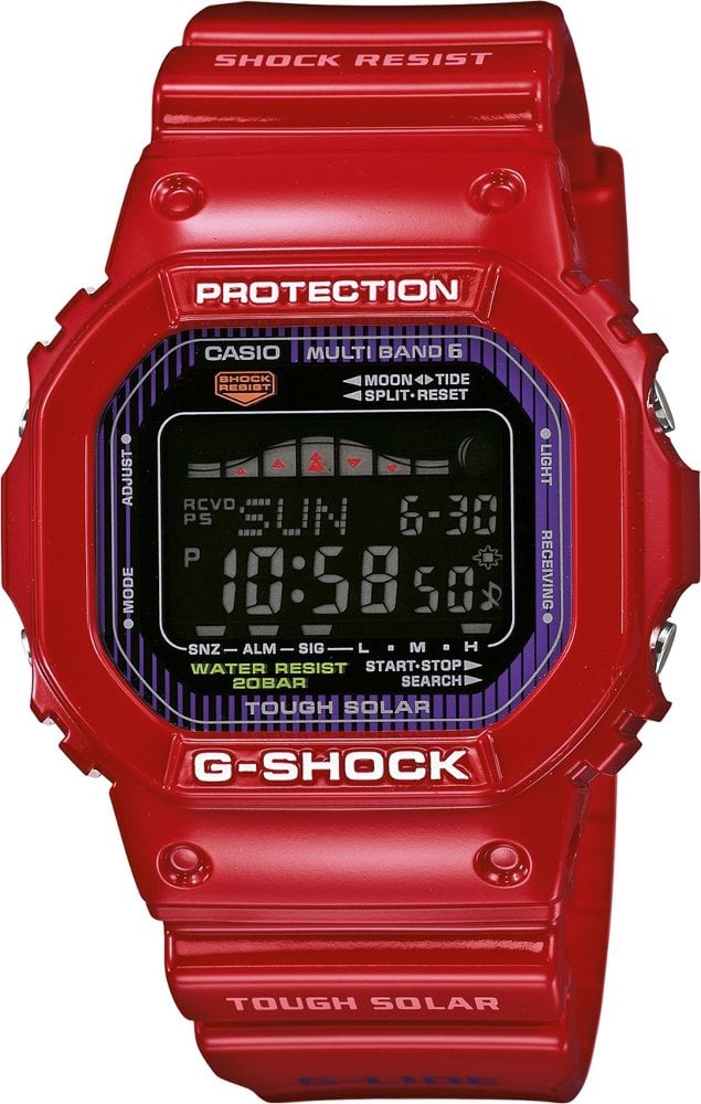 【極上美品】G-SHOCK GWX-5600C 電波ソーラー CASIO CASIO G-SHOCK GWX-5600C-4DR Kol Saati