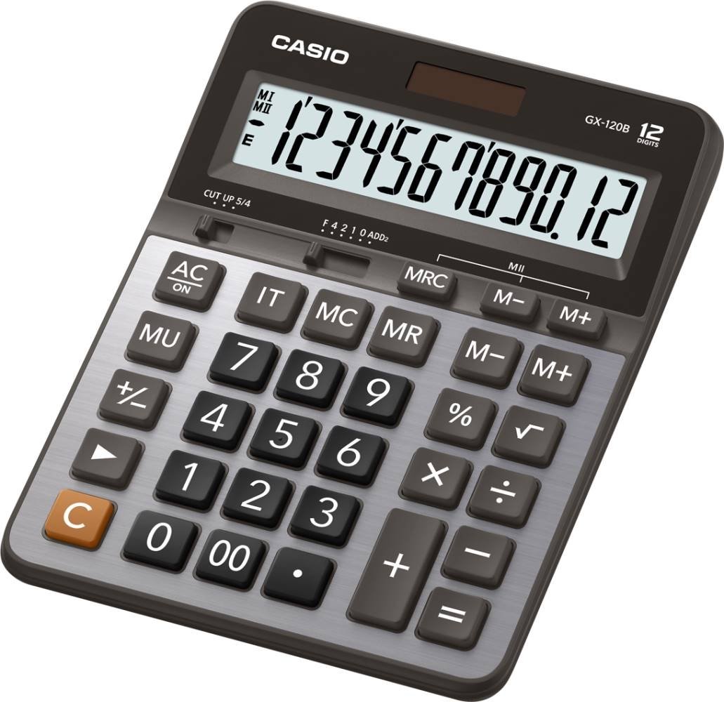 CASIO GX-120B-W-DC Temel Hesap Makineleri