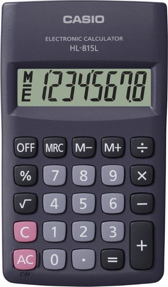 CASIO HL-815L-BK-W-DP Temel Hesap Makineleri