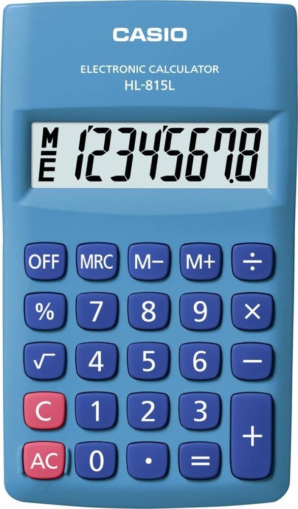 CASIO HL-815L-BU-S-DP Temel Hesap Makineleri