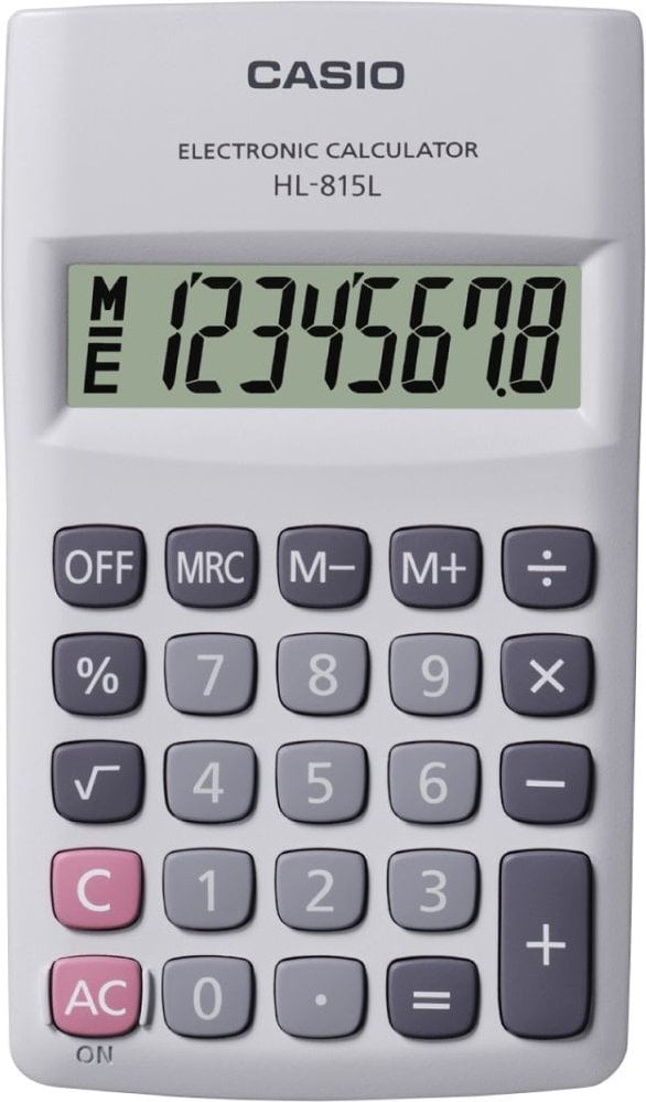 CASIO HL-815L-WE-W-DP Temel Hesap Makineleri