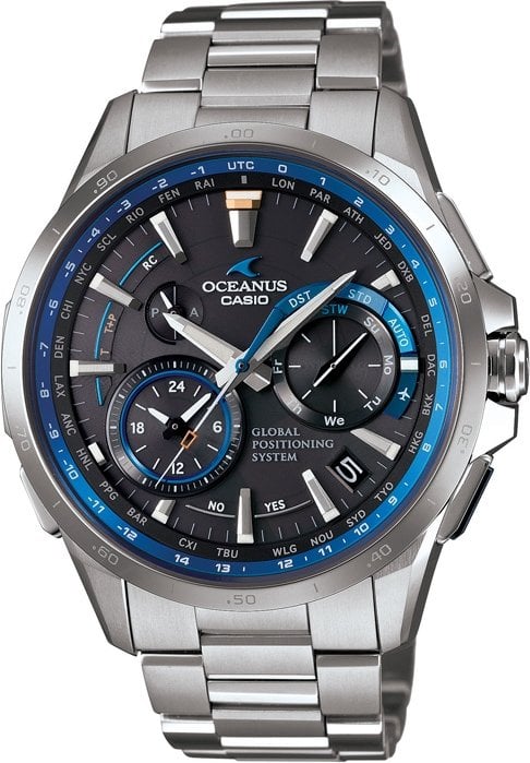 【稼働品】CASIO OCEANUS タフソーラー 腕時計 OCW-G1000 CASIO OCW-G1000-1ADF Kol Saati