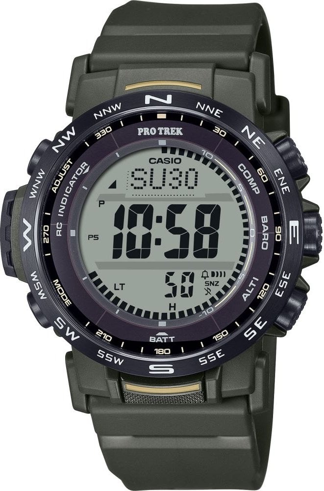 CASIO PRO TREK 電波ソーラー デジタル 腕時計 PRW-35Y CASIO PRO-TREK PRW-35Y-3BDR Kol Saati
