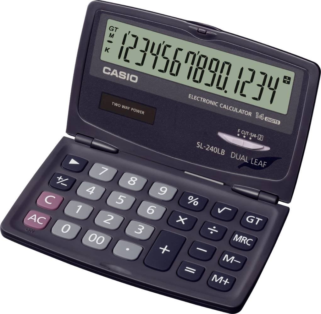 CASIO SL-240LB-W-DC Temel Hesap Makineleri