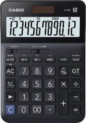 CASIO D-120F-W-DP Temel Hesap Makineleri
