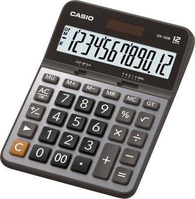 CASIO DX-120B-W-DC Temel Hesap Makineleri