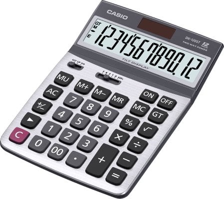CASIO DX-120ST-W-DP Temel Hesap Makineleri