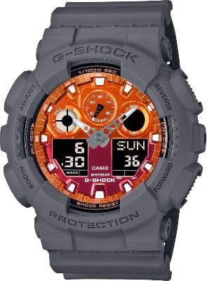 G-SHOCK-ICONIC-GA-100FL-8ADR-Kol Saati