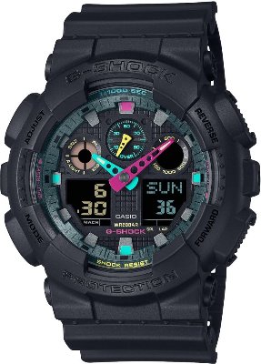 G-SHOCK-ICONIC-GA-100MF-1ADR-Kol Saati