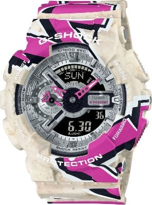 G-SHOCK-ICONIC-GA-110SS-1ADR-Kol Saati