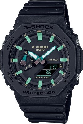 -Casio-GA-2100RC-1ADR-Kol Saati