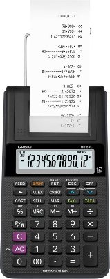 CASIO HR-8RC-BK-DC Temel Hesap Makineleri