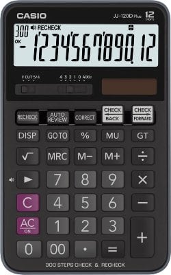 CASIO JJ-120DPLUS-WA-DPW Temel Hesap Makineleri