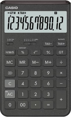 CASIO JT-200T-GY-W-DP Temel Hesap Makineleri