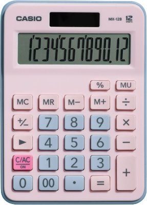 CASIO MX-12B-PKLB-W-DC Temel Hesap Makineleri