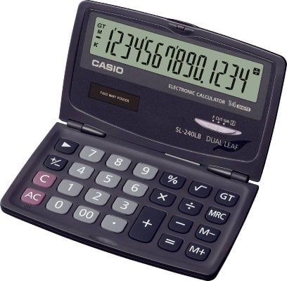 CASIO SL-240LB-W-DC Temel Hesap Makineleri