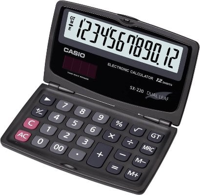 CASIO SX-220-W-DC Temel Hesap Makineleri